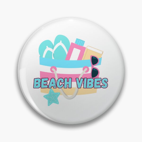Item preview, Beach Vibes Summer Tote Graphic Design designed and sold by KelliesCorner.