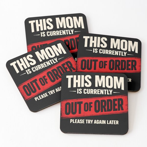 Item preview, Funny Mom Shirt, This Mom Is Currently Out Of Order Please Try Again Later Shirt, Mothers Day, Out Of Order Sarcastic designed and sold by THREE LITTLE BEANS.