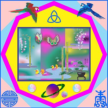 Artwork thumbnail, Asian Screen Mandala by Faith Dominoe