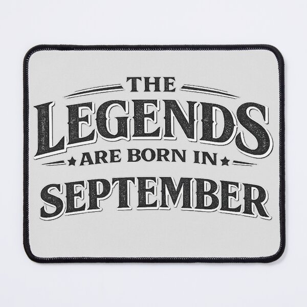 Item preview, The Legends Are Born In September – Bold Vintage Typography Design – September Birthday Gift designed and sold by Szapeee.