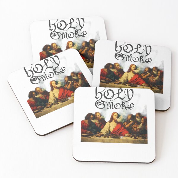 Item preview, Holy Smoke 420 Jesus Last Supper Parody Funny Meme God designed and sold by dal-koz-ar.
