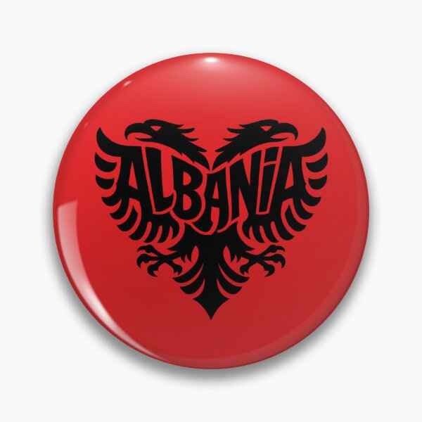 Item preview,  Albania - Double-Headed Eagle Typography designed and sold by Myra365Art.