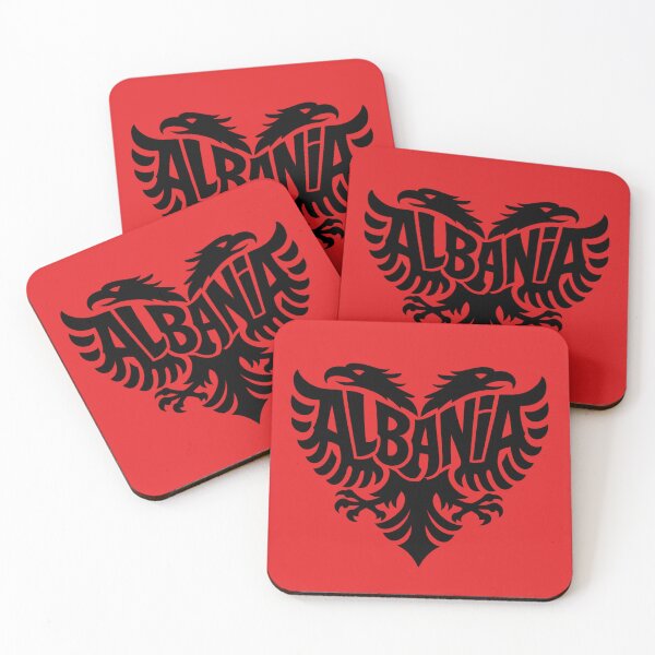 Item preview,  Albania - Double-Headed Eagle Typography designed and sold by Myra365Art.