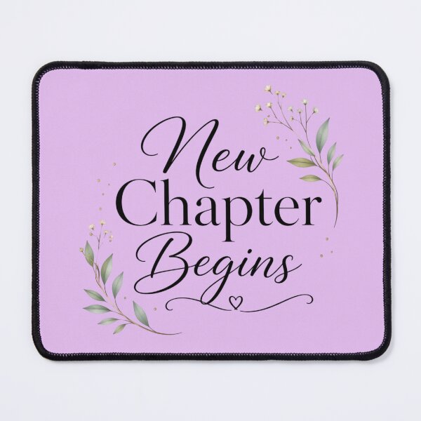 Item preview, New Chapter Begins Minimalist Quote Design | Motivational Aesthetic Typography | Fresh Start Inspiration designed and sold by Sanika arts .