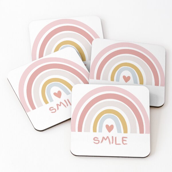 Item preview, Boho Rainbow Smile Positive Vibes Design designed and sold by KelliesCorner.
