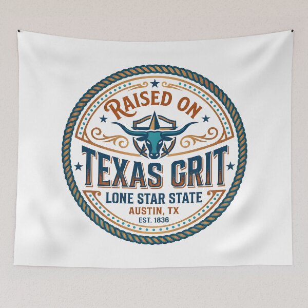 Item preview, texas grit, texas pride, western decor, country lifestyle, lone star state, texas art designed and sold by TrueArtVibes.