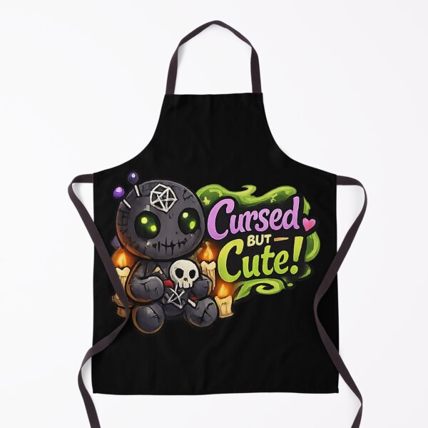 Item preview, Cursed But Cute - Funny Voodoo Doll Kawaii Horror Art designed and sold by myforestfog.