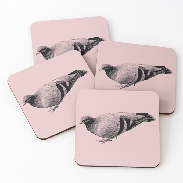 Item preview, Charlene the pigeon (black) designed and sold by BlackSwanArt.