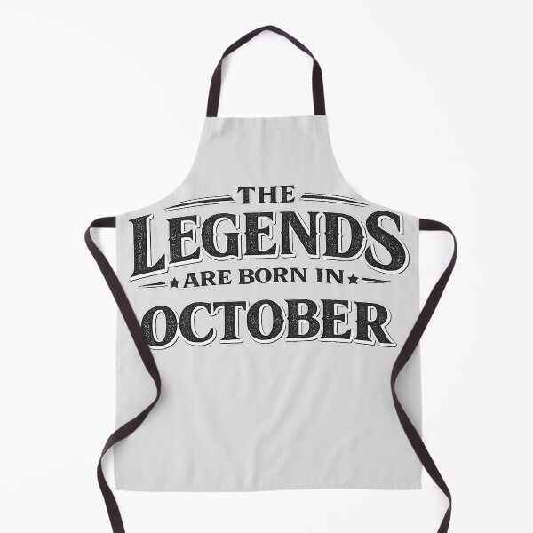 Item preview, The Legends Are Born In October – Bold Vintage Typography Design – October Birthday Gift designed and sold by Szapeee.
