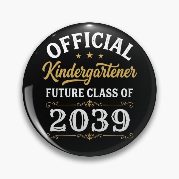 Item preview, Official Kindergartener Future Class of 2039 Decor First DaT-Shirt, Kindergarten Shirt, Back to School Tee, Kids Gift  designed and sold by THREE LITTLE BEANS.