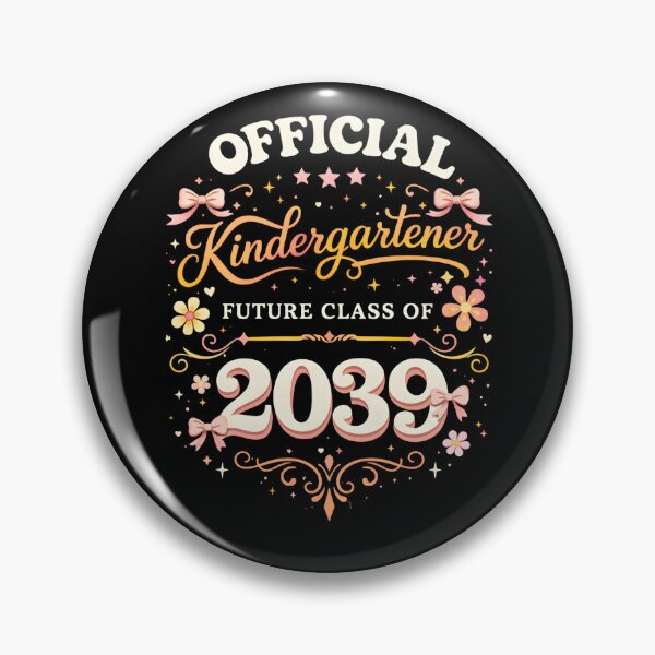 Item preview, Official Kindergartener Future Class of 2039 Decor First DaT-Shirt, Kindergarten Shirt, Back to School Tee, Kids Gift  designed and sold by THREE LITTLE BEANS.