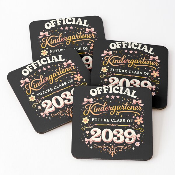 Item preview, Official Kindergartener Future Class of 2039 Decor First DaT-Shirt, Kindergarten Shirt, Back to School Tee, Kids Gift  designed and sold by THREE LITTLE BEANS.