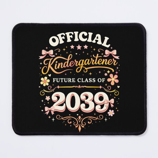 Item preview, Official Kindergartener Future Class of 2039 Decor First DaT-Shirt, Kindergarten Shirt, Back to School Tee, Kids Gift designed and sold by THREE LITTLE BEANS.