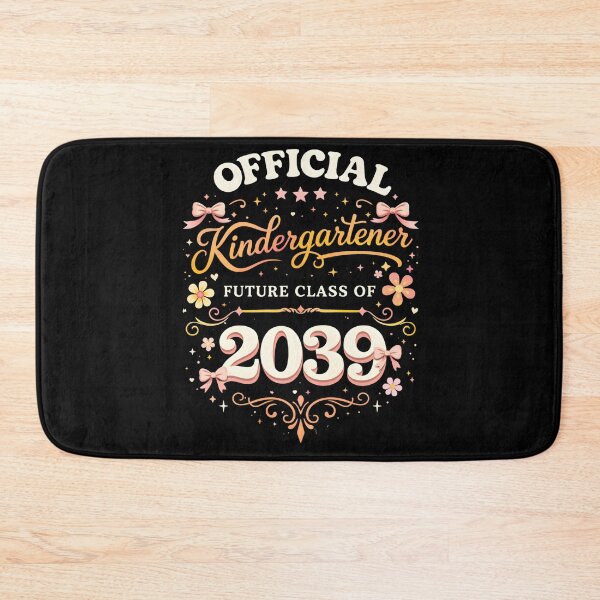 Item preview, Official Kindergartener Future Class of 2039 Decor First DaT-Shirt, Kindergarten Shirt, Back to School Tee, Kids Gift  designed and sold by THREE LITTLE BEANS.