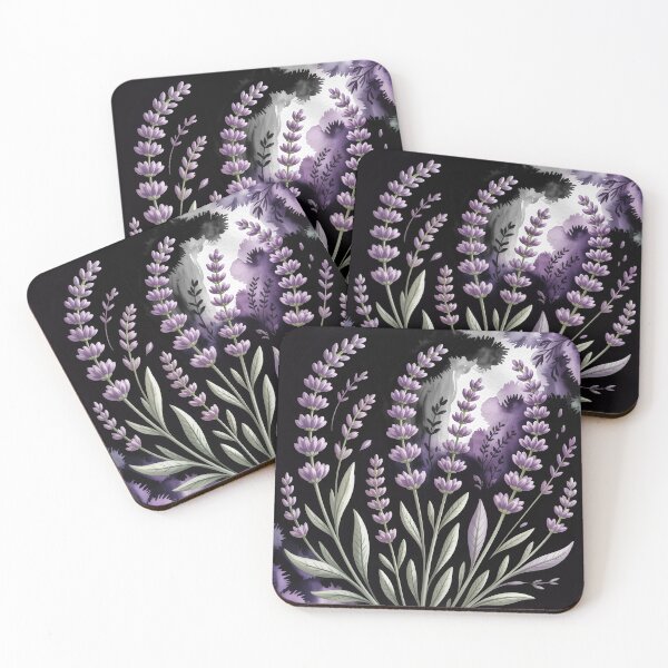 Item preview, Dark Cottagecore Lavender Art – Gothic Botanical Moody Floral Print designed and sold by Tamas Das.