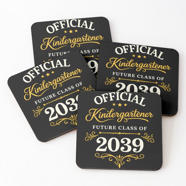 Item preview, Official Kindergartener Future Class of 2039 Decor First DaT-Shirt, Kindergarten Shirt, Back to School Tee, Kids Gift  designed and sold by THREE LITTLE BEANS.