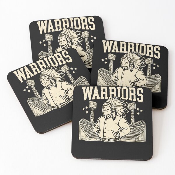 Item preview, Warriors Stadium Mascot Vintage Sports Spirit Design designed and sold by margamPagenberg.