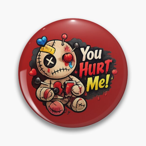 Item preview, You Hurt Me - Emotional Voodoo Doll Dark Humor Art designed and sold by myforestfog.