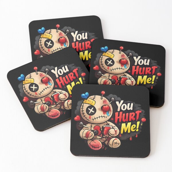 Item preview, You Hurt Me - Emotional Voodoo Doll Dark Humor Art designed and sold by myforestfog.