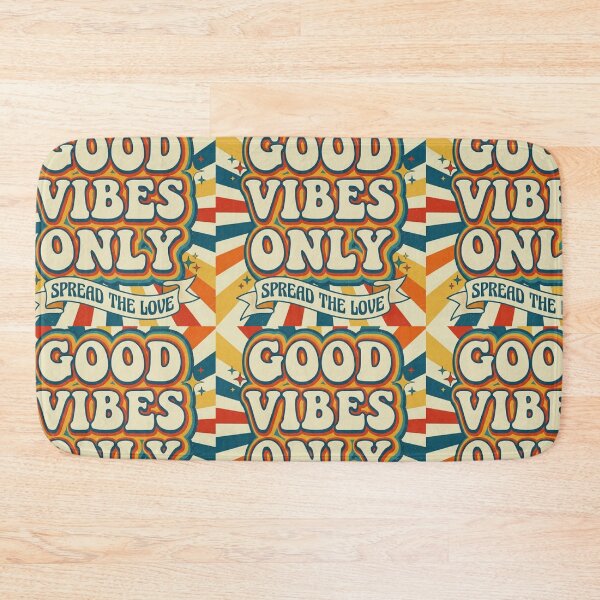 Item preview, Good Vibes Only: Retro 70s Style Inspirational Graphic Tee designed and sold by MerchlyMike.