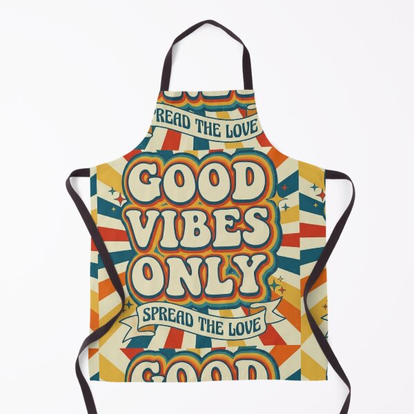 Item preview, Good Vibes Only: Retro 70s Style Inspirational Graphic Tee designed and sold by MerchlyMike.