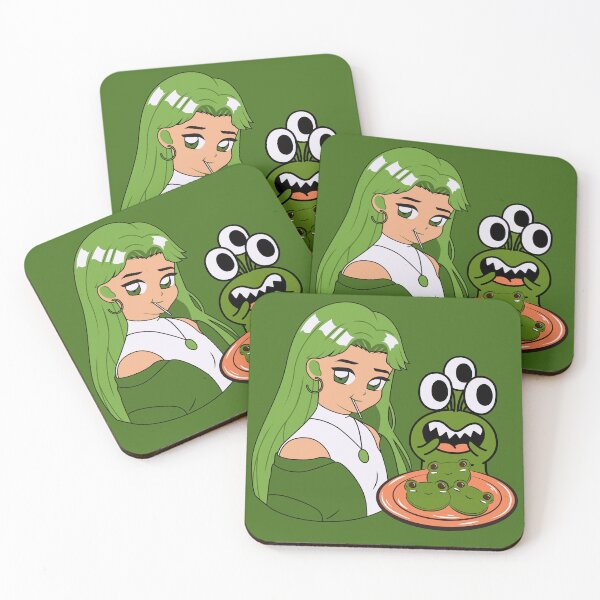 Item preview, Alien Girl and Kawaii Frog Sweets designed and sold by Kanniax.