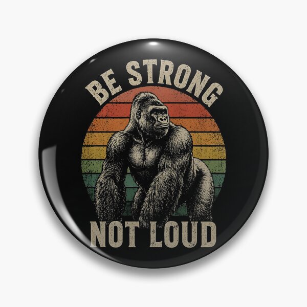 Item preview, Be strong not loud Gorilla Weightlifting designed and sold by JODYSMORGAN.