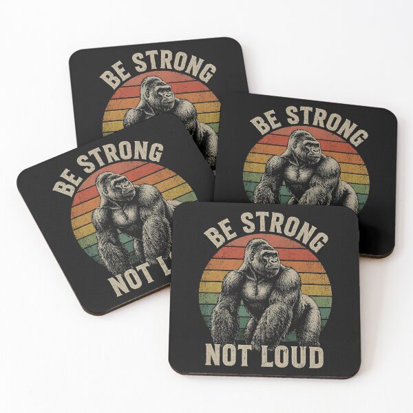 Item preview, Be strong not loud Gorilla Weightlifting designed and sold by JODYSMORGAN.