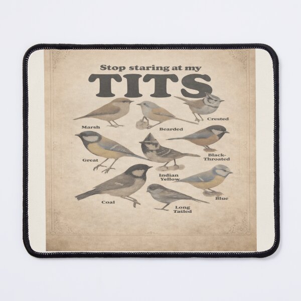 Item preview, Stop Staring at My Tits Bird Watching Vintage Funny designed and sold by POD DYNASTY.