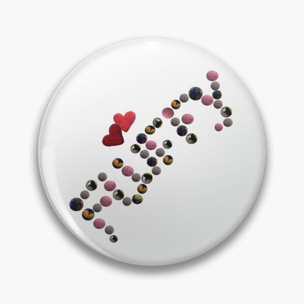 Item preview, The word "Fluffy" is made from hand-felted balls and hearts. designed and sold by creaphyl28.