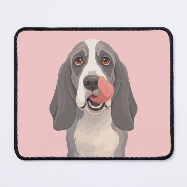 Item preview, Basset Hound Licking Nose Art designed and sold by BrownHorse90s.