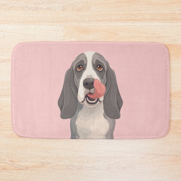Item preview, Basset Hound Licking Nose Art designed and sold by BrownHorse90s.