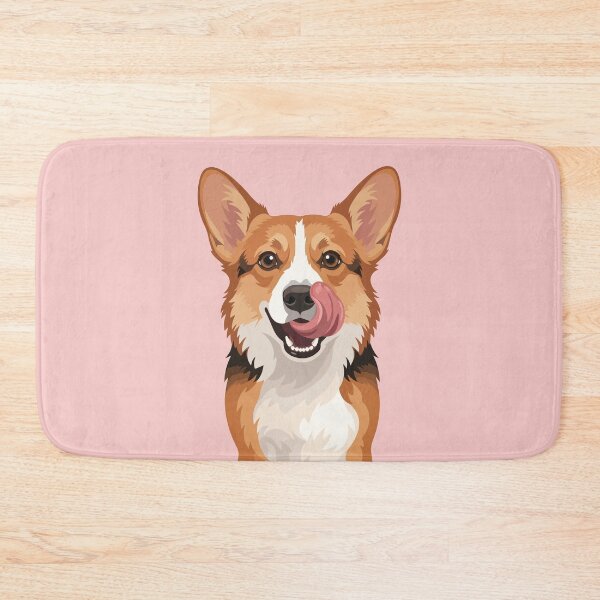 Item preview, Happy Corgi Tongue Out Vector Art designed and sold by BrownHorse90s.