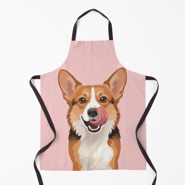 Item preview, Happy Corgi Tongue Out Vector Art designed and sold by BrownHorse90s.