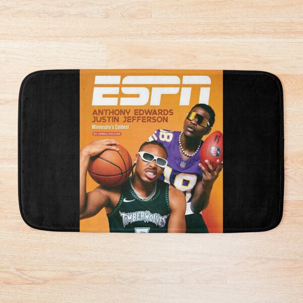 Item preview, Anthony Edwards Justin Jefferson Minnesota Timberwolves Vikings designed and sold by MarceloBozzano.