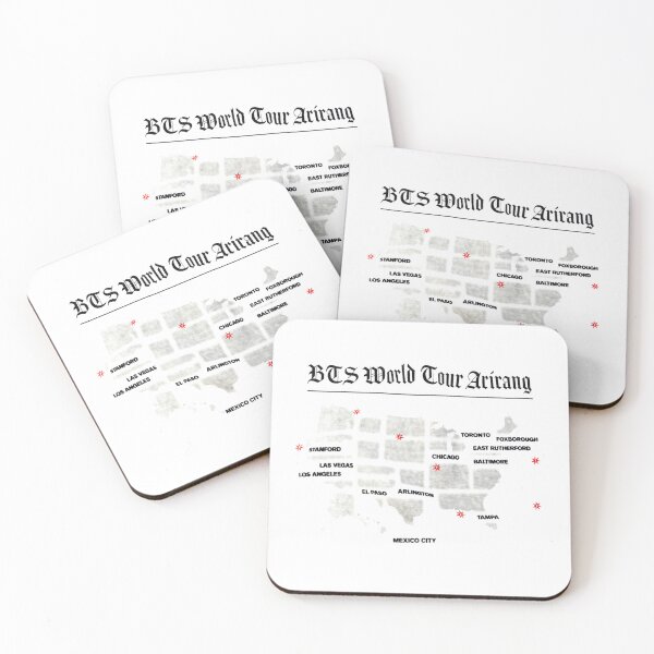 Item preview, BTS Arirang World Tour North America Dates Graphic designed and sold by moamaxshop.