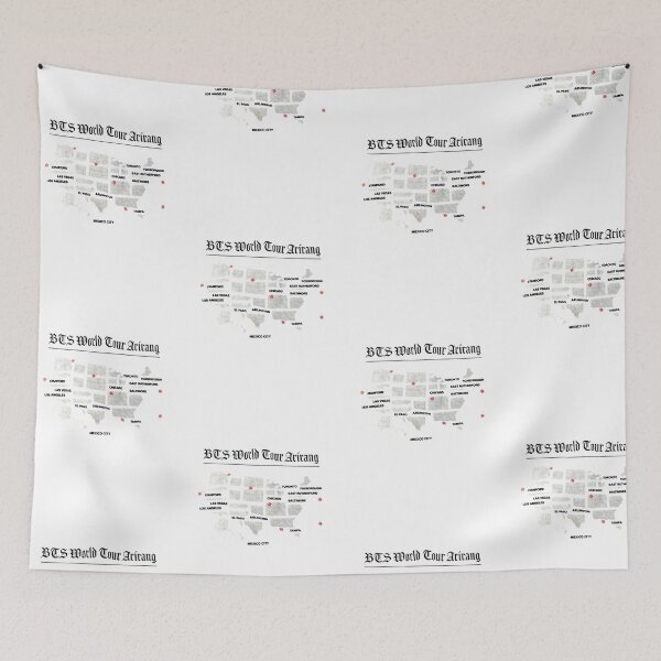 Item preview, BTS Arirang World Tour North America Dates Graphic designed and sold by moamaxshop.