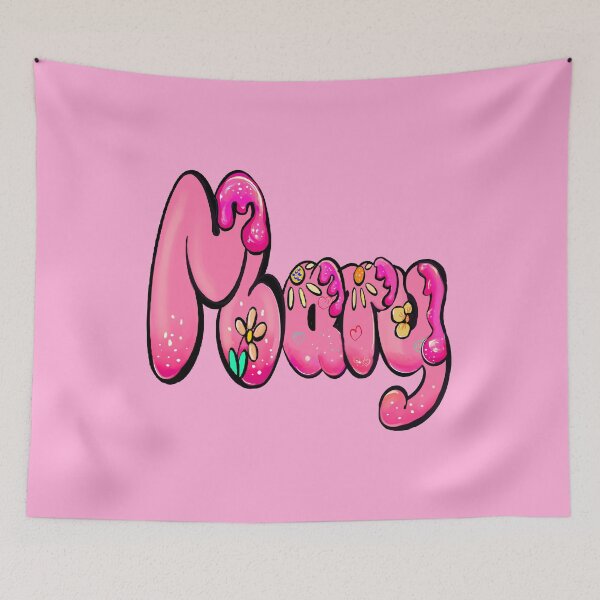 Item preview, Mary popular girls first name in pink Personalized personalised customised name Mary  designed and sold by Artonmytee.