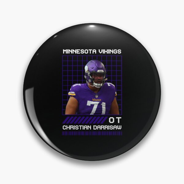 Item preview, CHRISTIAN DARRISAW - OT - MINNESOTA VIKINGS A designed and sold by MarceloBozzano.