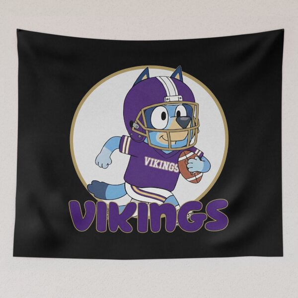 Item preview, Bluey Minnesota Vikings Game Day M10177  designed and sold by MarceloBozzano.