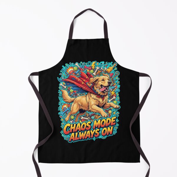 Item preview, Chaos Mode Always On Golden Retriever Funny Design designed and sold by Tong4130.