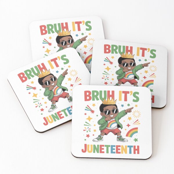 Item preview, Bruh It's Juneteenth Dabbing Boys Celebrating Black Freedom designed and sold by IdunayaStore.