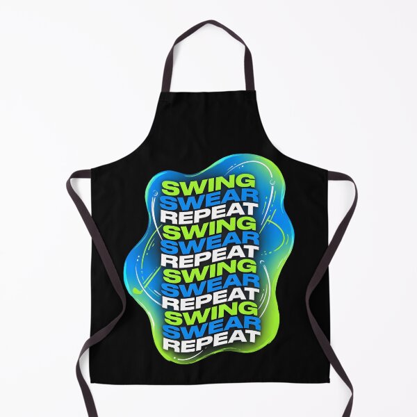 Item preview, Swing swear repeat | Golf designed and sold by SocialStaticz.