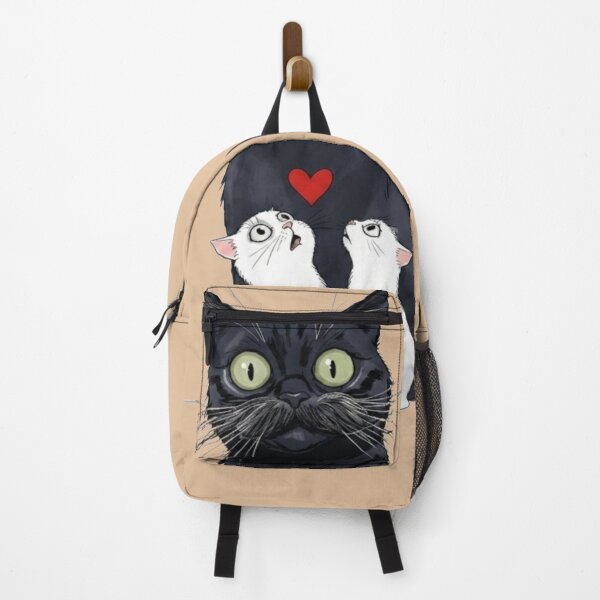 Item preview, The Gentleman Black Cat and His White Kittens designed and sold by BLUESKY11a.