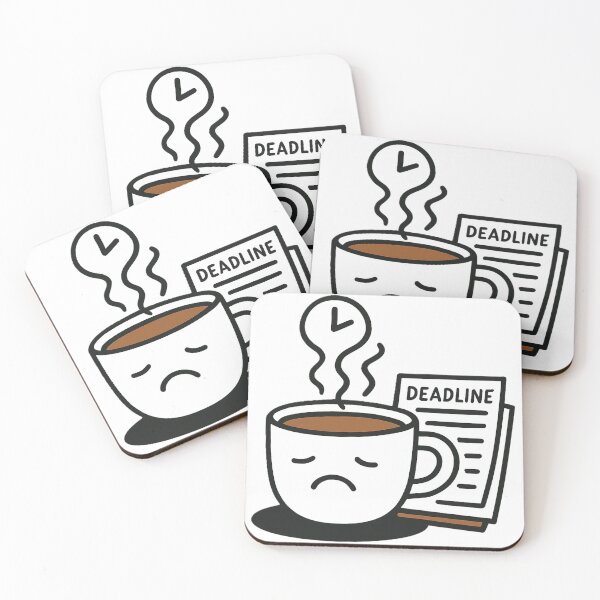Item preview, Running on Coffee and Deadlines designed and sold by TinaGiaco.