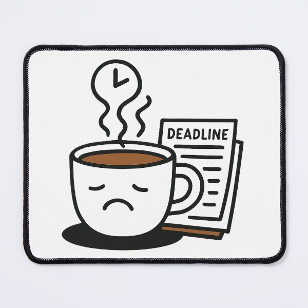 Item preview, Running on Coffee and Deadlines designed and sold by TinaGiaco.
