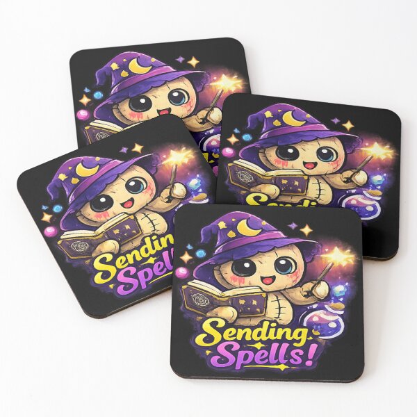 Item preview, Magical Sending Spells - Cute Wizard Voodoo Doll Fantasy Art designed and sold by myforestfog.