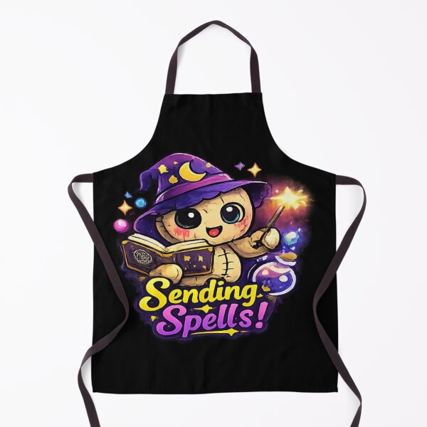 Item preview, Magical Sending Spells - Cute Wizard Voodoo Doll Fantasy Art designed and sold by myforestfog.