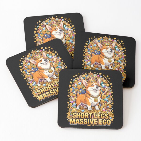 Item preview, Short Legs Massive Ego Corgi Attitude Funny Design designed and sold by Tong4130.