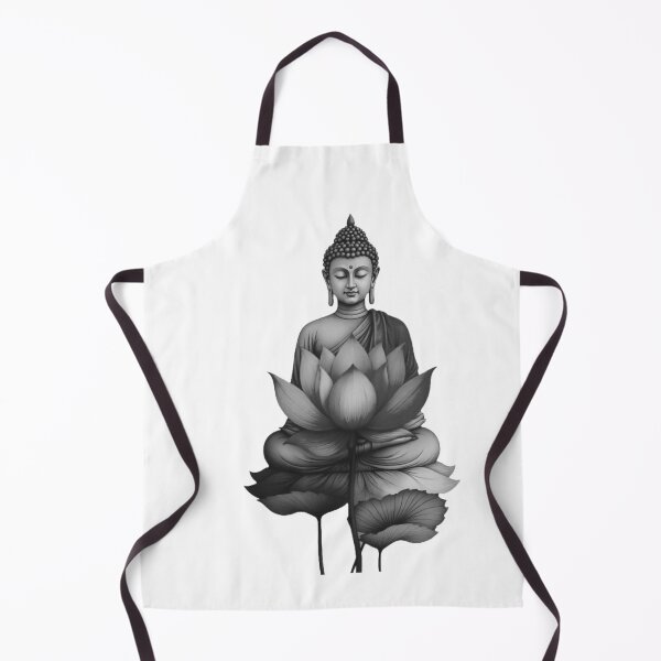 Item preview, English: Zen Buddha with Lotus Flower - Spiritual Meditation Art Français: Bouddha Zen avec Fleur de Lotus - Art de Méditation designed and sold by Multi creative .